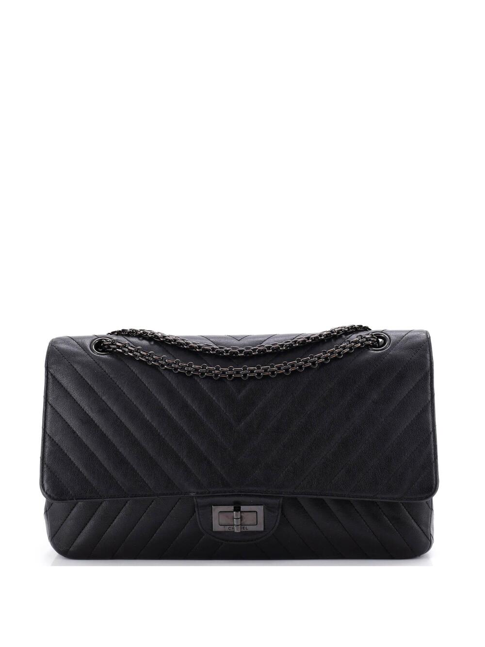 Chanel So Black Reissue 2.55 Flap Bag #343419C49B